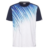 T-shirt royal bleu fonce de curseur de tete