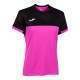 Camiseta Joma Montreal Rosa Negro Mujer