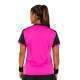 Camiseta Joma Montreal Rosa Negro Mujer