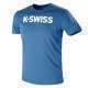 Camiseta Kswiss Core Azul Blanco