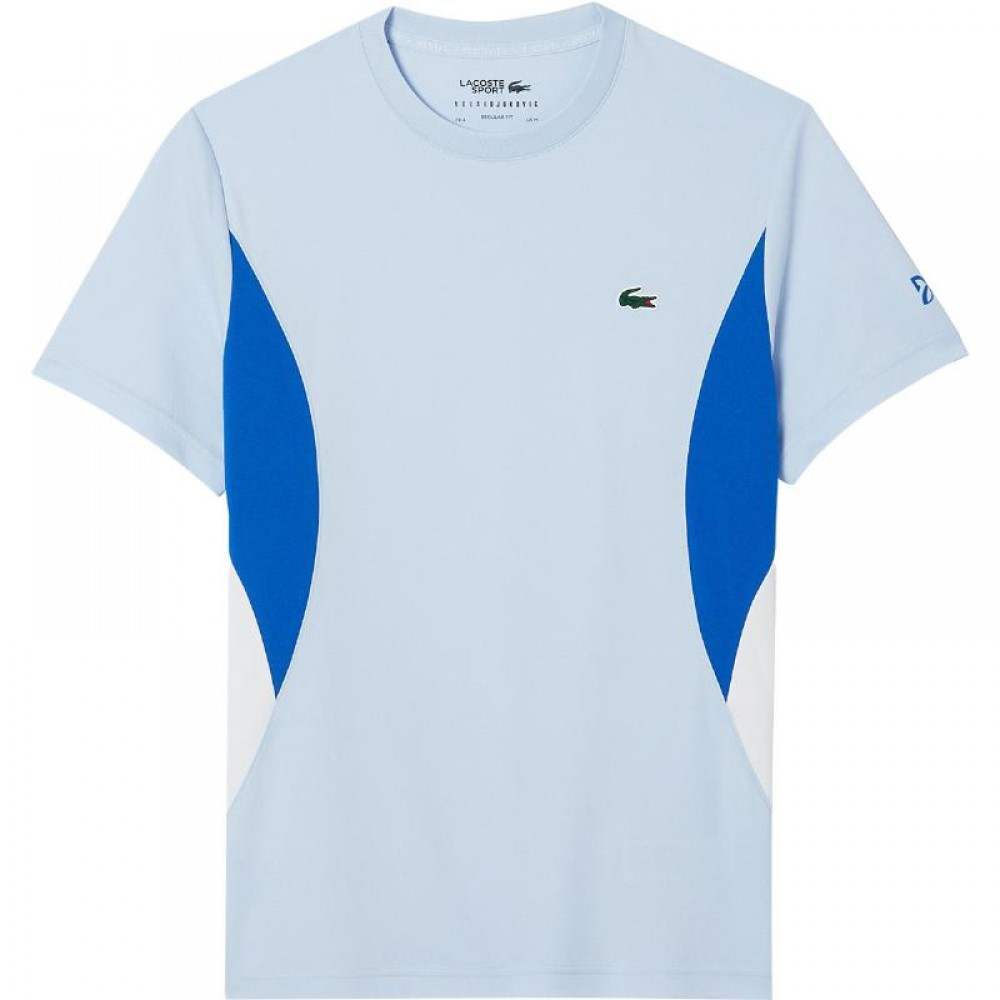 Camiseta Lacoste Novak Djokovic Azul Claro