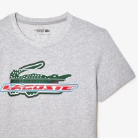 T-shirt Lacoste Sport Algodon Ecologico Gris