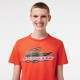 T-shirt Lacoste Sport Algodon Ecologico Orange