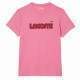 Camiseta Lacoste Sport Punto Rosa Burdeos