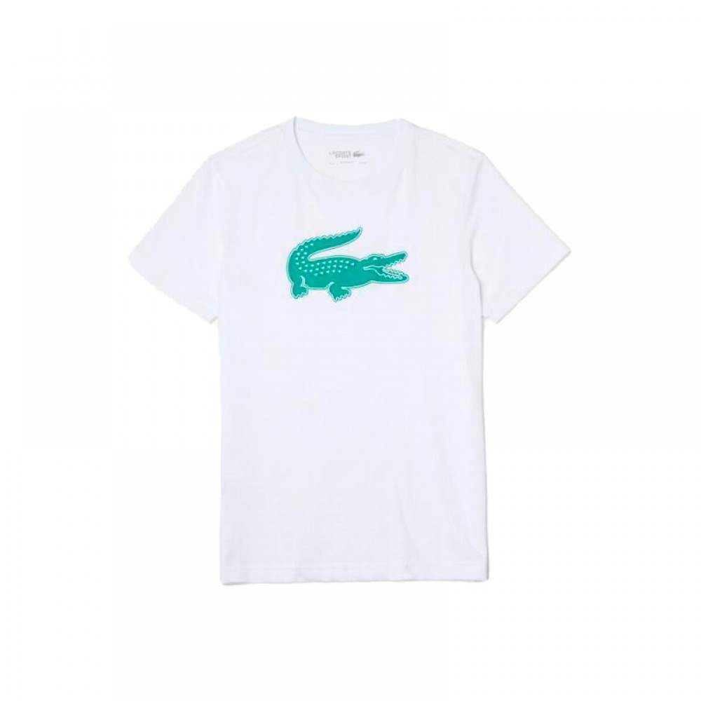 Camiseta Lacoste Sport Transpirable Blanco