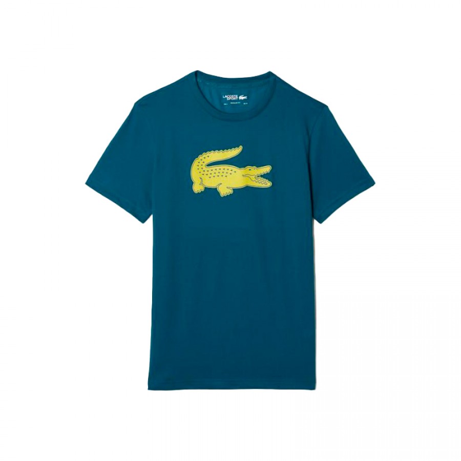 Lacoste Sport Breathable Green Yellow T-shirt