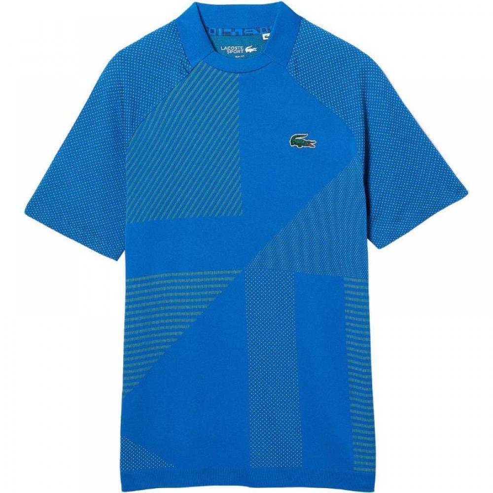 Camiseta Lacoste Team Tecnica Azul - Barata Oferta Outlet