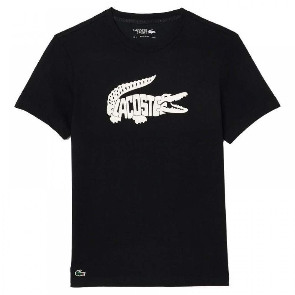 Lacoste Ultra Dry T-Shirt Black White