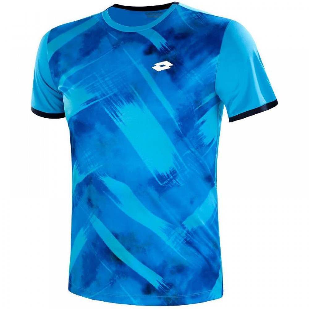 Camiseta Lotto Top Ten III Azul Bahia Print - Barata Oferta Outlet