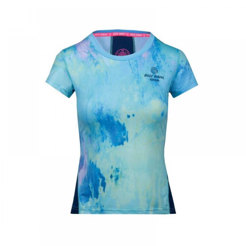 Camiseta Manga Bidi Badu Padel Eve Aqua Azul Oscuro - Barata Oferta Outlet