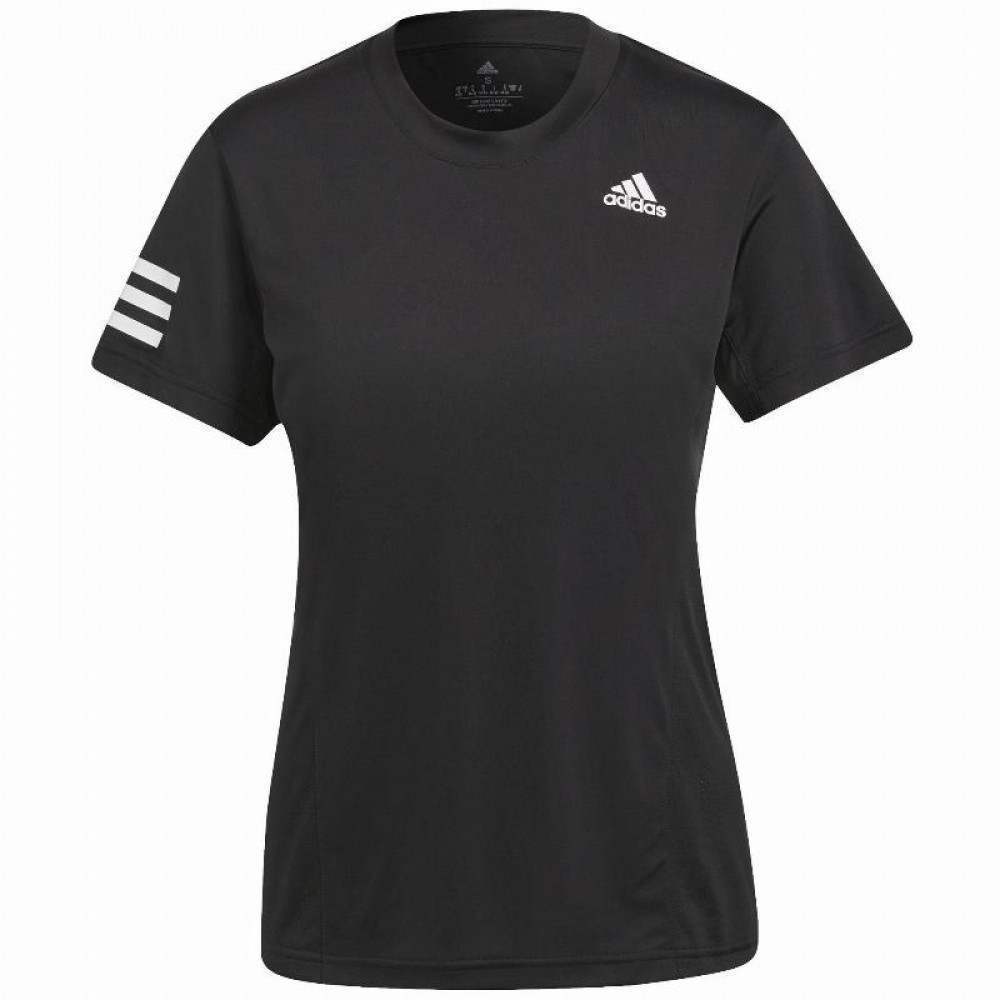 Camiseta Manga Corta Adidas Club Negro Mujer - Barata Oferta Outlet