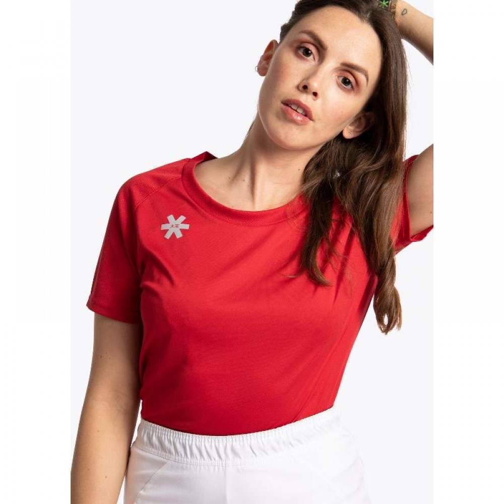 Camiseta Osaka Sleeves Rojo Mujer - Barata Oferta Outlet