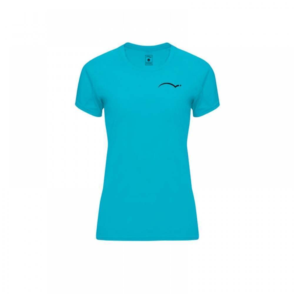 Camiseta PadelPoint Tournament Turquesa Mujer