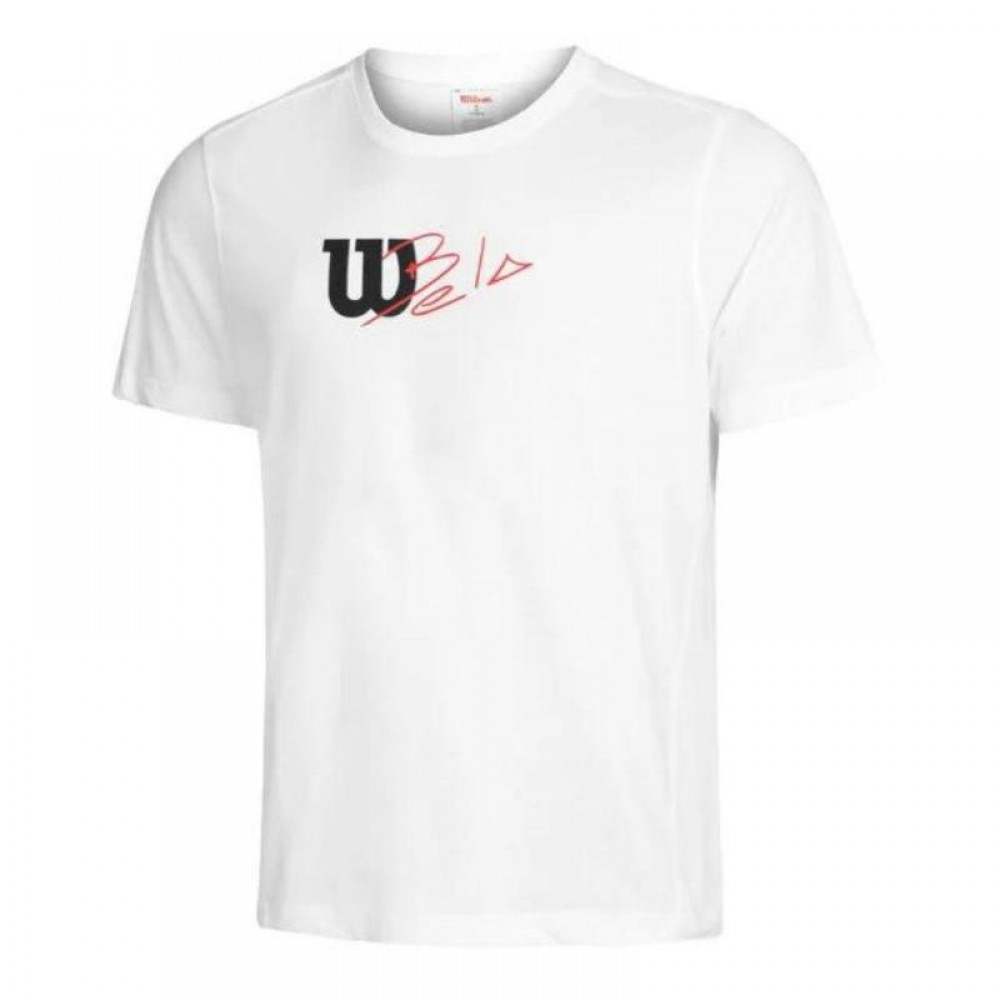 Camiseta Wilson Bela Graphic Blanco - Barata Oferta Outlet