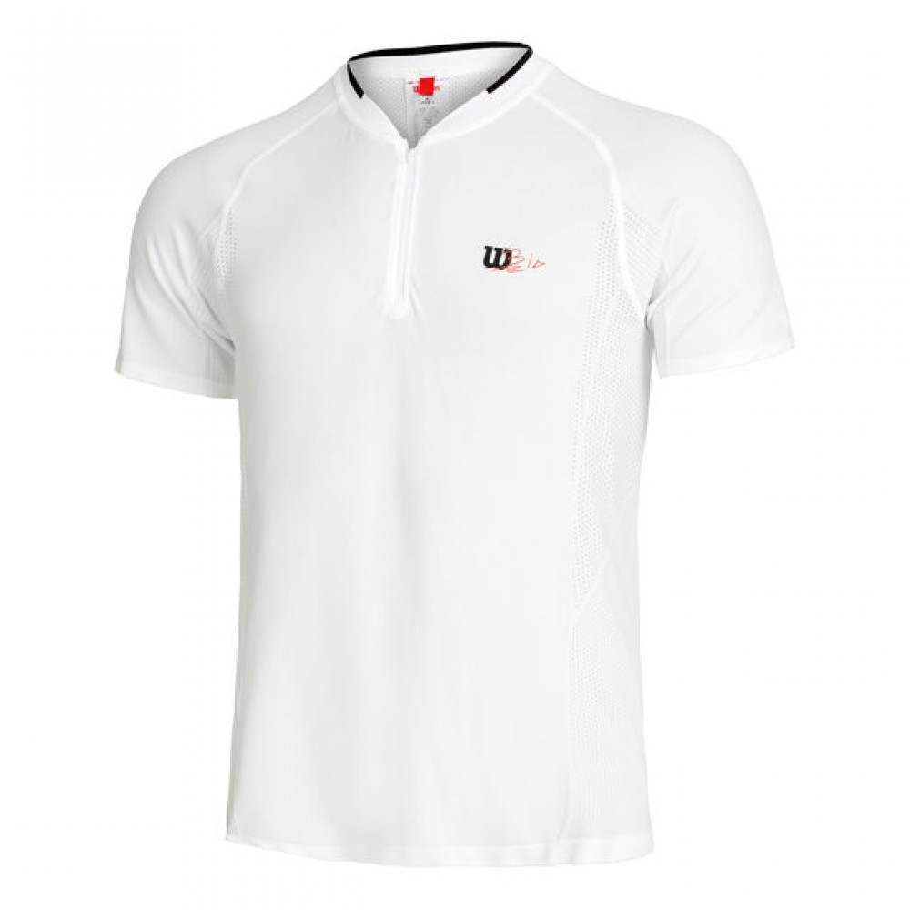 Camiseta Wilson Bela Seamless Ziphnly 2.0 Blanco - Barata Oferta Outlet