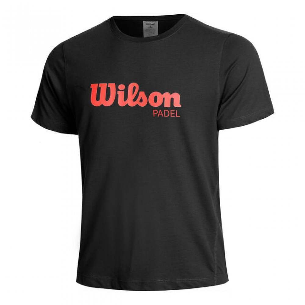 Camiseta Wilson Graphic Negro Rojo - Barata Oferta Outlet