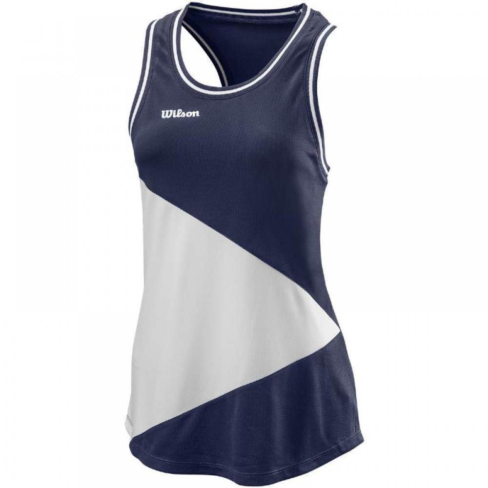 Camiseta Wilson Team II Marino Mujer - Barata Oferta Outlet