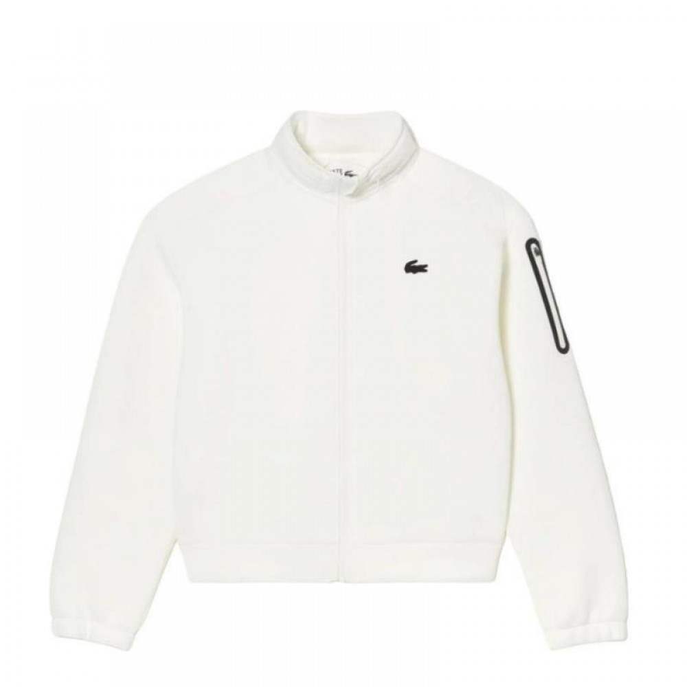 Veste Lacoste Sport Loose Fit Blanc Femme