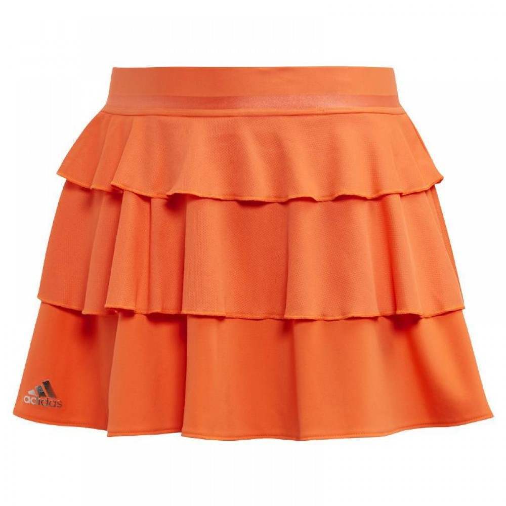 Falda Adidas Frill Naranja Junior - Barata Oferta Outlet