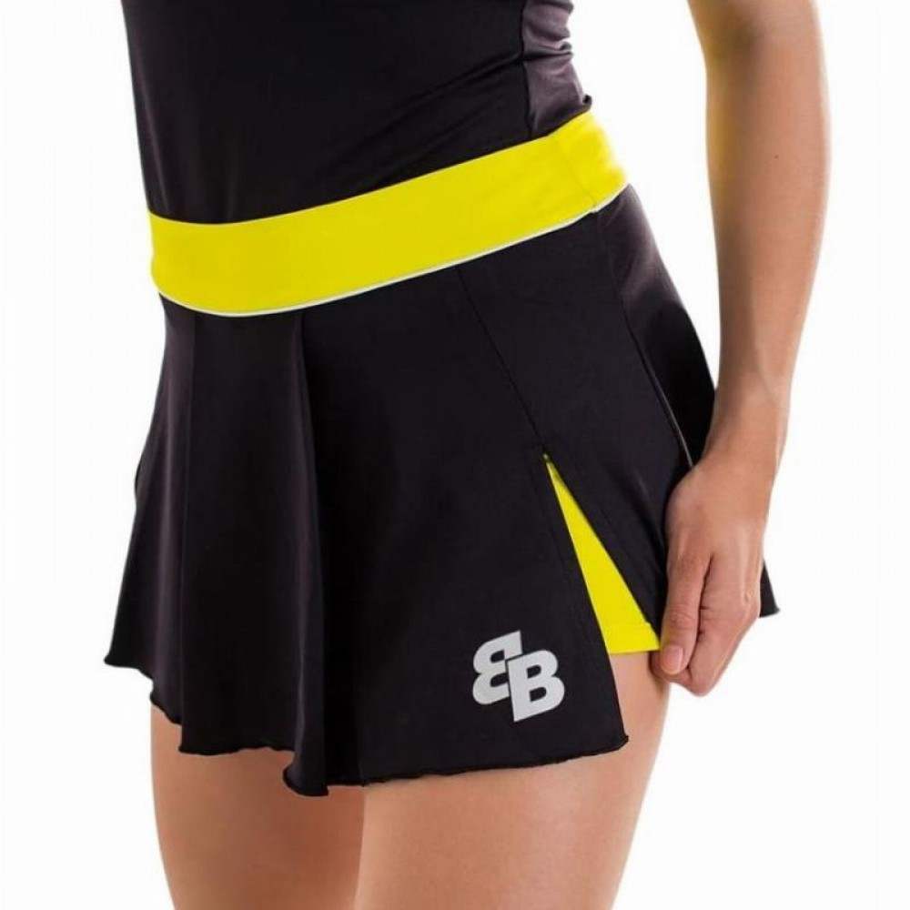 Falda BB Shot Negro Amarillo