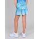 Falda Bidi Badu Colortwist Printed Wavy Aqua Blue Junior