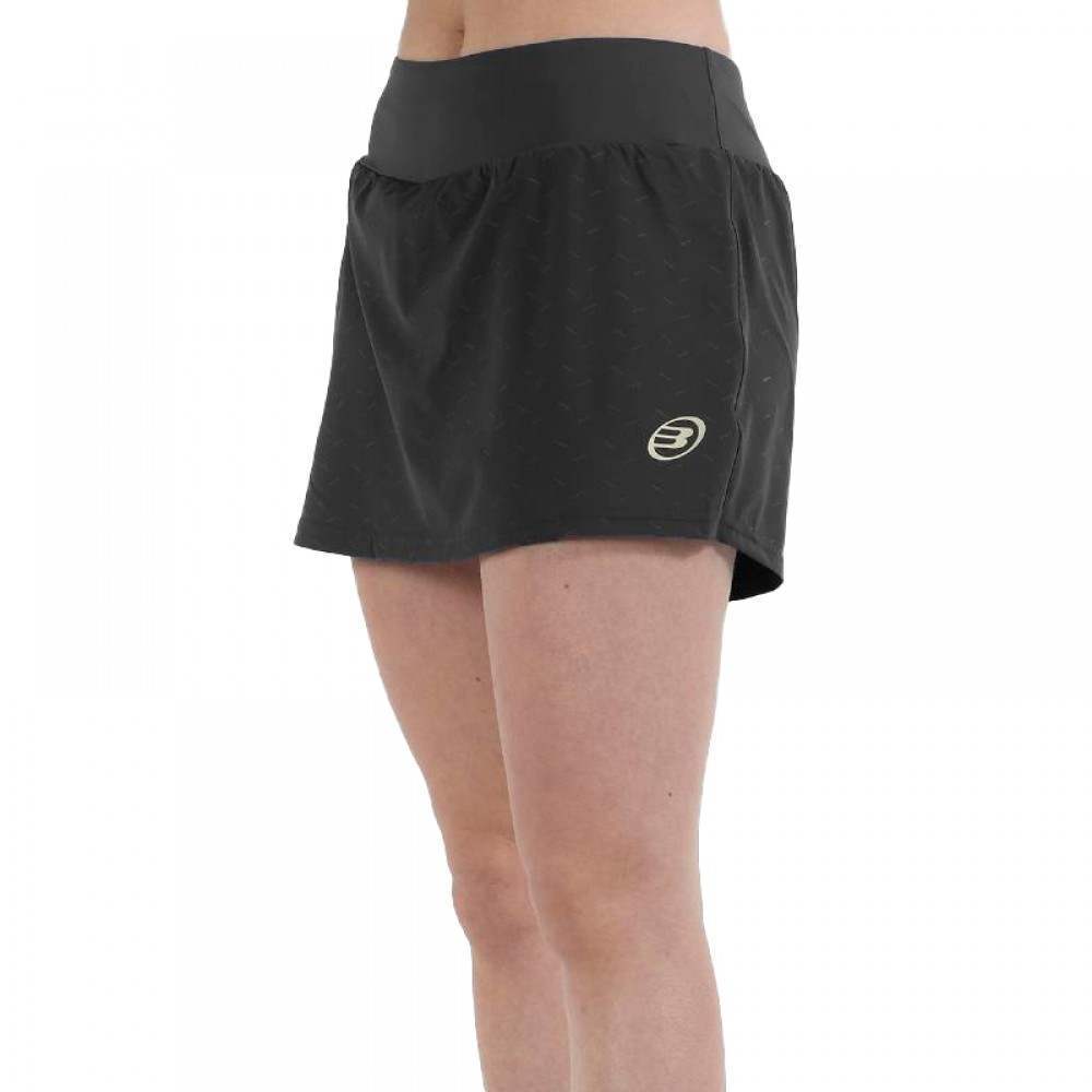 Falda Bullpadel Podia Negro Mujer - Barata Oferta Outlet