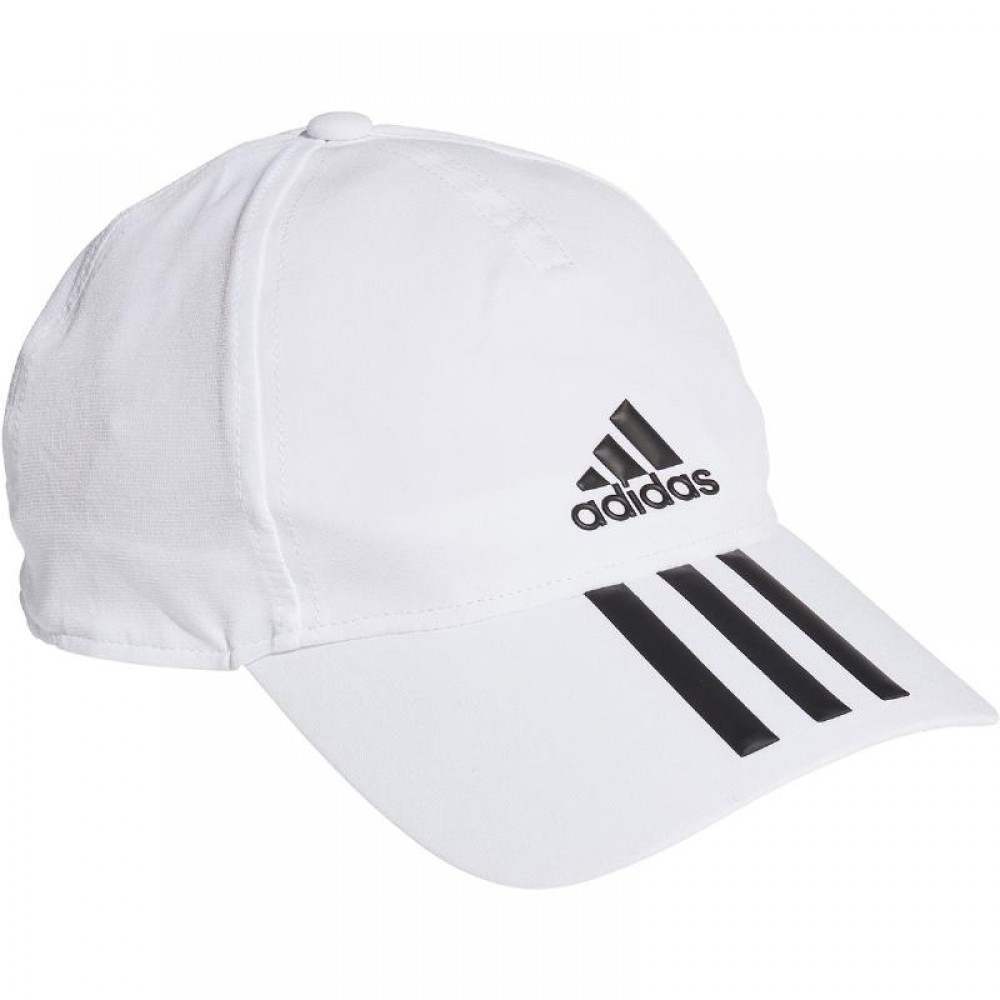 Cap Adidas Baseball Aeroredy 3 Bander Weiß