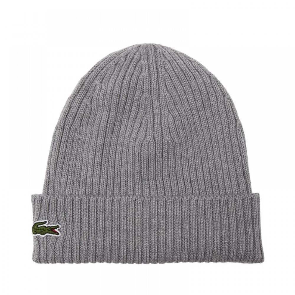 Gorro Lacoste Lana Gris Vigor