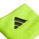 Munequeras Adidas Cortas Lucid Limon Negro 2 Unidades