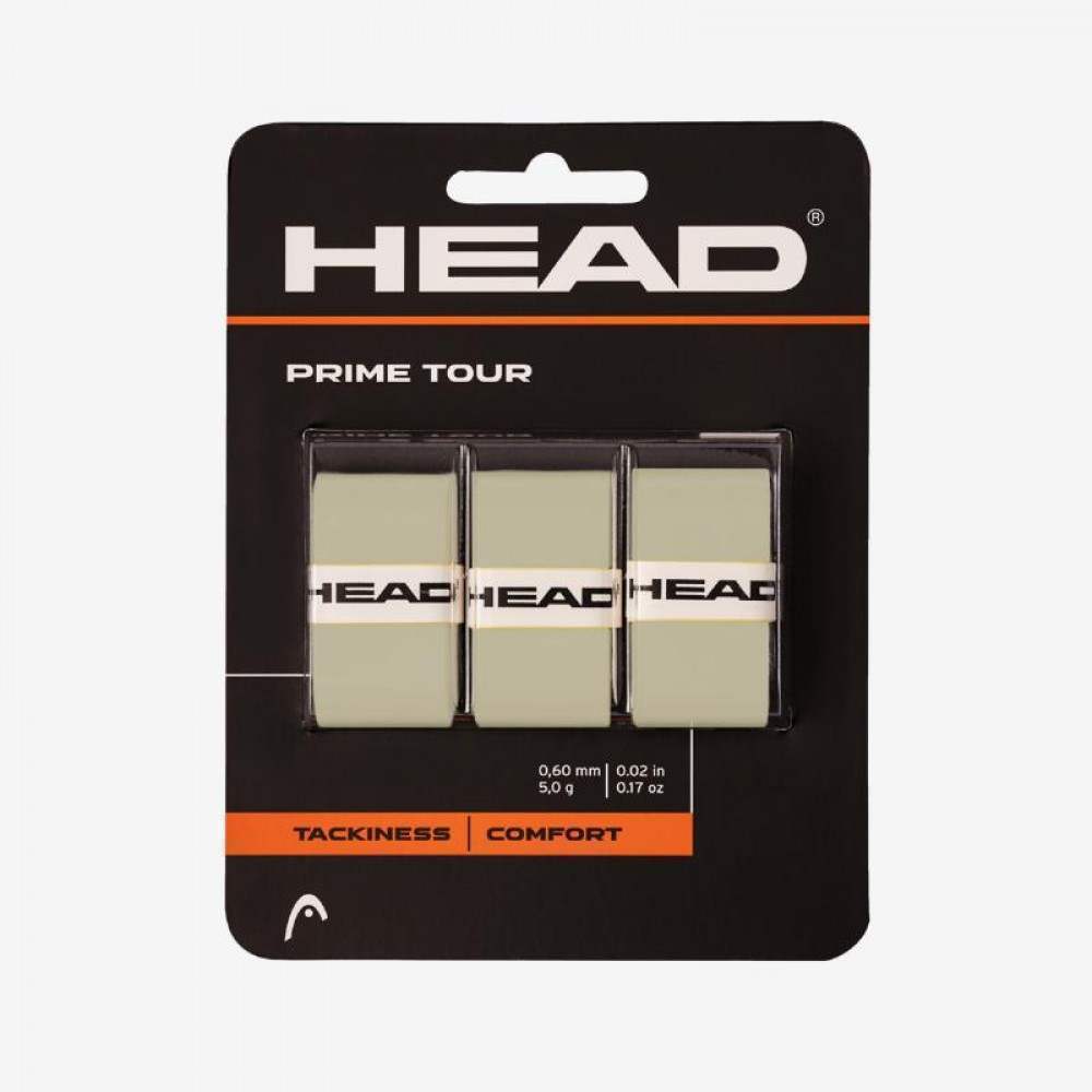 Overgrips Head Prime Tour Gris 3 Unidades - Barata Oferta Outlet