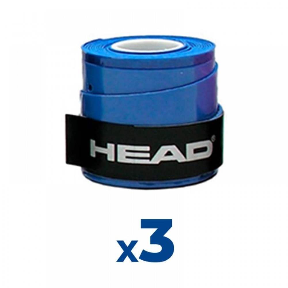 Overgrips Head Xtreme Soft Azul 3 Unidades - Barata Oferta Outlet