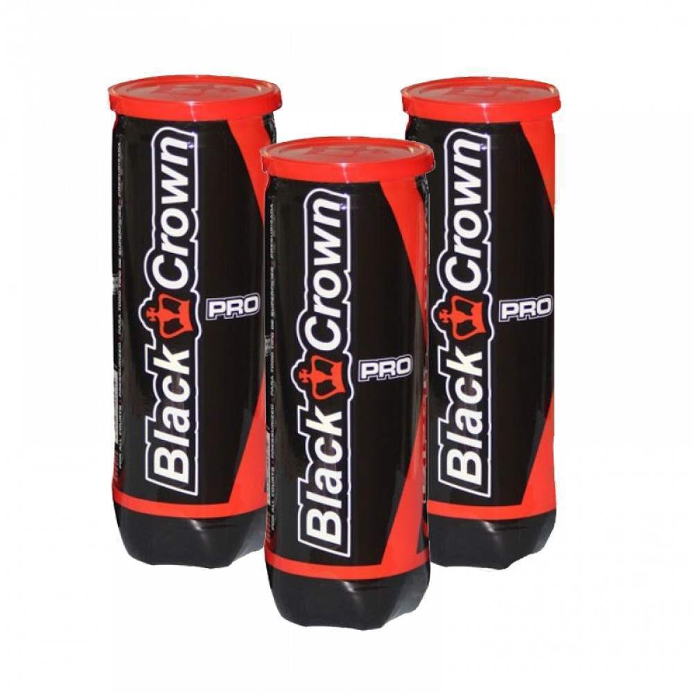 Pack de 3 Botes de Pelotas Black Crown - Barata Oferta Outlet