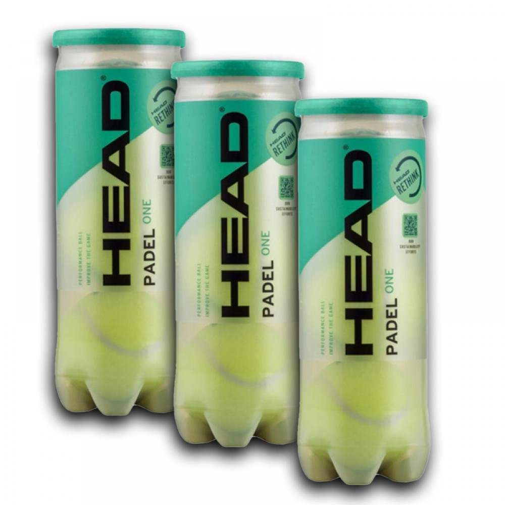 Pack of 3 Bottles of Head One Balls