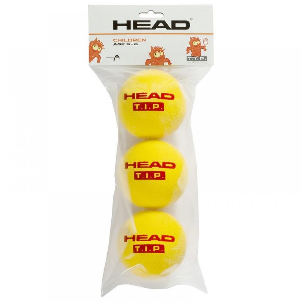 Pack de 3 Pelotas Head T.I.P. Rojo