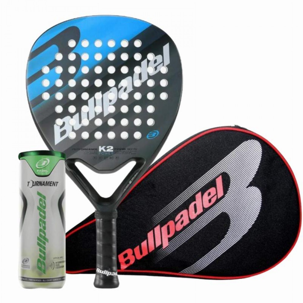 Bullpadel K2 Power 2023 Racket Pack with Case and Balls