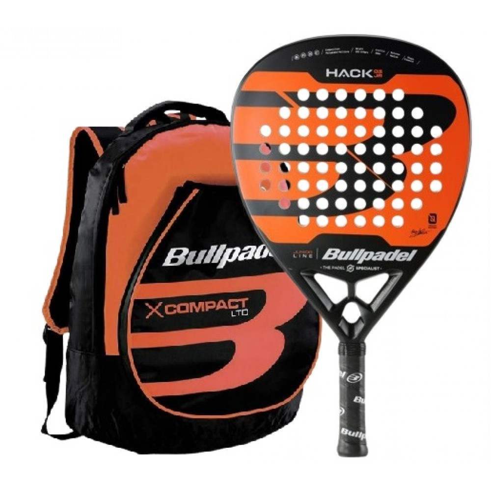 Bullpadel Paquito Navarro Hack 03 Junior 2024 Racket and Backpack