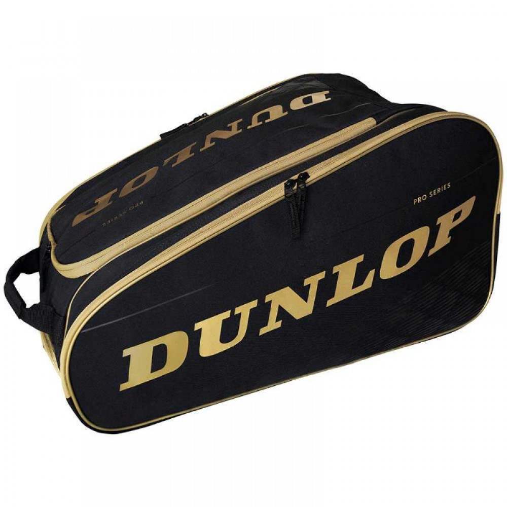 Paletero Dunlop Pro Series Negro Dorado - Barata Oferta Outlet