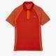 Lacoste Ultra Dry Red Orange Polo Shirt