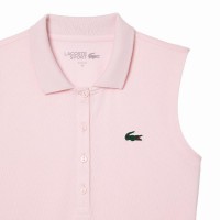 Camisa Polo Feminina Lacoste Ultra Dry Pink