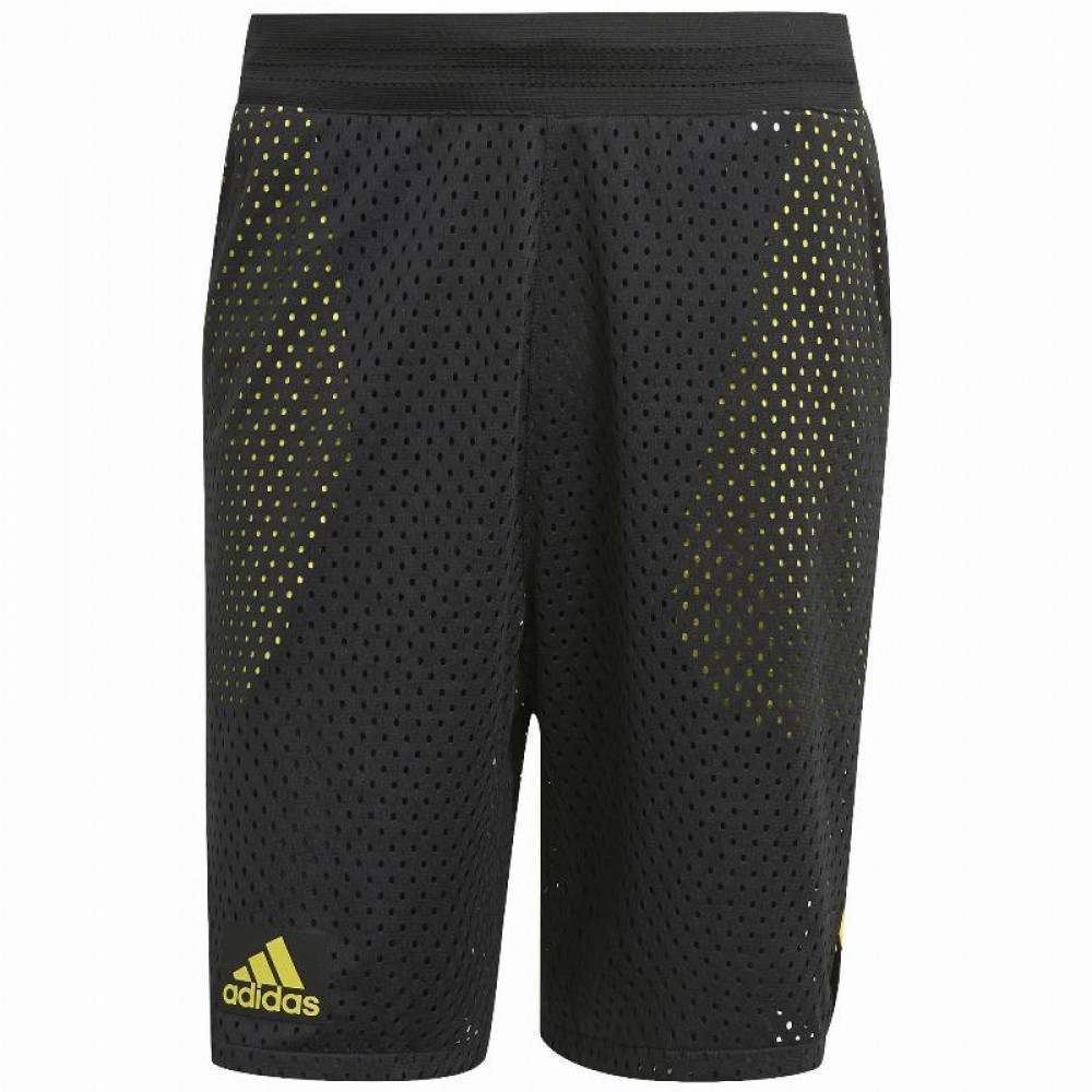 Short Adidas 2 IN 1 Primeblue Negro Amarillo - Barata Oferta Outlet