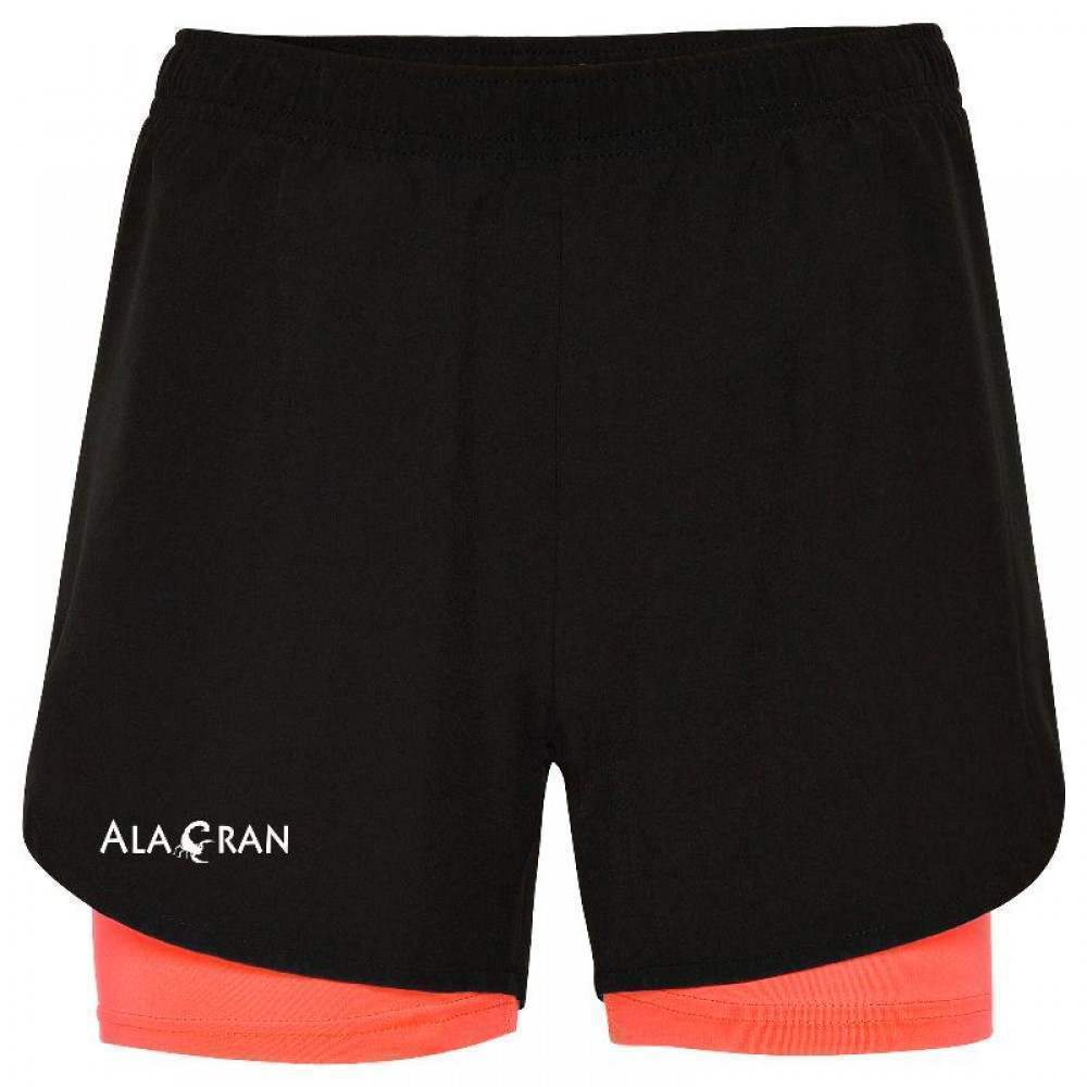 Short Alacran Elite Negro Coral Mujer - Barata Oferta Outlet