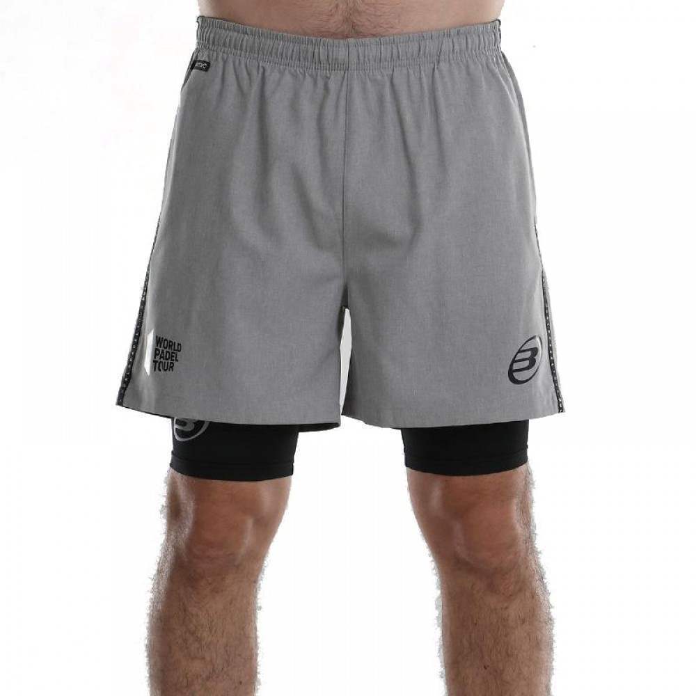 Short Bullpadel WPT Lirio Gris Medio Vigore - Barata Oferta Outlet