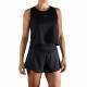 Short Endless Court Negro Mujer