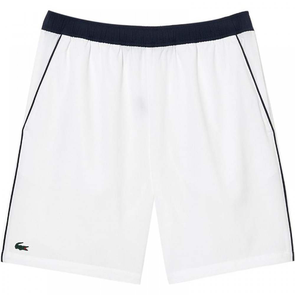 Lacoste Sport Short Elastique Blanco Marino