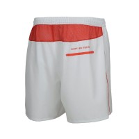 Short Nox Team Blanco Logo Rojo