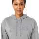 Sudadera Asics Logo Grande Gris Mujer - Barata Oferta Outlet