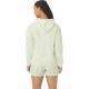 Asics Sweatshirt Logo Grand Vert Clair Femmes