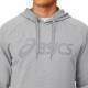 Sudadera Asics Performance Logo Grande Gris Claro - Barata Oferta Outlet