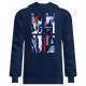 Bidi Badu New York Chill Dark Blue Red Sweatshirt