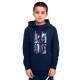 Bidi Badu New York Chill Dark Blue Red Junior Sweatshirt